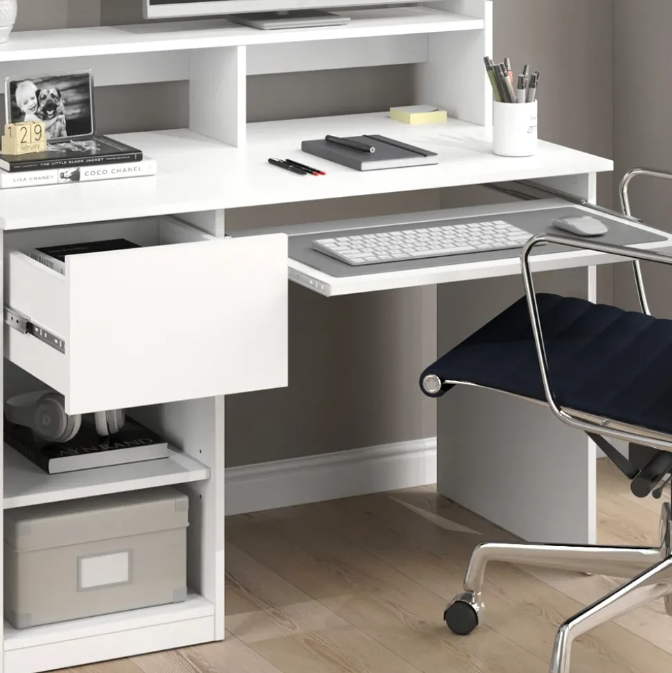 Schreibtisch Keno Weiß 106 x 60 cm Vicco