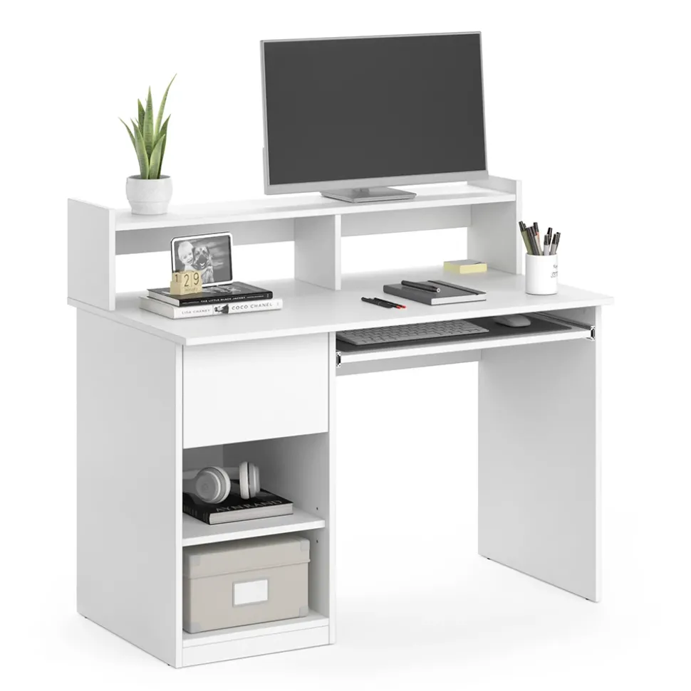 Schreibtisch Keno Weiß 106 x 60 cm Vicco