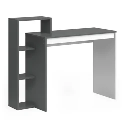 Schreibtisch Leo Anthrazit/Weiß 110 x 40 cm Vicco