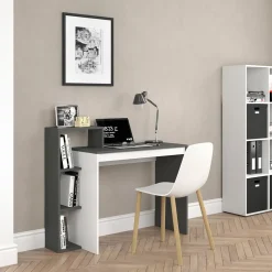 Schreibtisch Leo Anthrazit/Weiß 110 x 40 cm Vicco