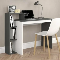 Schreibtisch Leo Anthrazit/Weiß 110 x 40 cm Vicco