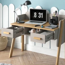 Schreibtisch Malia Cashmere/Eiche 97 x 51 cm Vitalispa