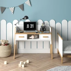 Schreibtisch Malia Weiß 97 x 51 cm Vitalispa