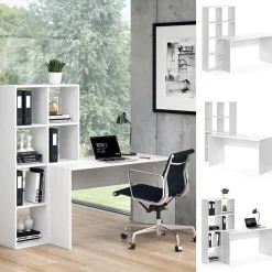 Schreibtisch Mara Weiß 166.8 x 59 cm Vicco