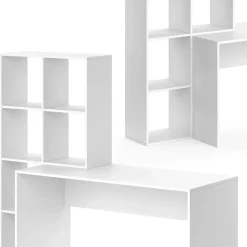 Schreibtisch Mara Weiß 166.8 x 59 cm Vicco