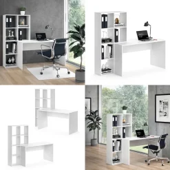 Schreibtisch Mara Weiß 166.8 x 59 cm Vicco