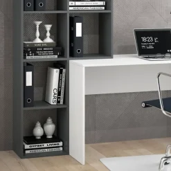 Schreibtisch Mara Weiß/Anthrazit 166.8 x 59 cm Vicco