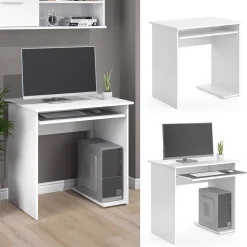 Schreibtisch Nick Weiß 80 x 58 cm Vicco