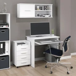 Schreibtisch Nick Weiß 80 x 58 cm Vicco