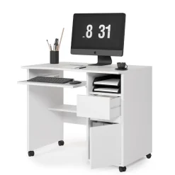 Schreibtisch Polo Weiß 91 x 59 cm Vicco