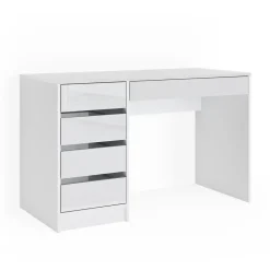 Schreibtisch Sherry Weiß 55 x 120 cm mit Schubladen Vicco