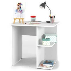 Schreibtisch Simple Weiß 82 x 60 cm Vicco