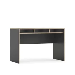 Schreibtisch Tetrix Anthrazit 112 x 55 cm mit 3 Fächern Vicco