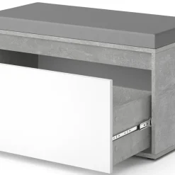 Schuhbank Iker Beton 80 x 45 cm Vicco