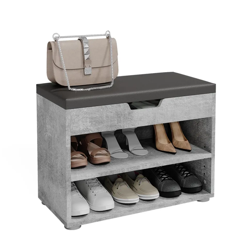 Schuhbank Rolfe Beton 60 x 45 cm Vicco