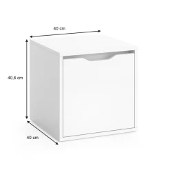 Schuhbank Ruben Weiß 40 x 40.6 cm Vicco