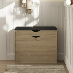 Schuhbank Schufy Sonoma 60 x 51 cm mit 2 Fächern Vicco