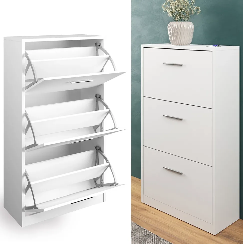 Schuhkipper Gizmo Weiß 59 x 105 cm Vicco