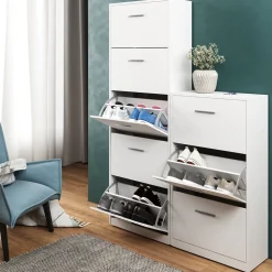 Schuhkipper Gizmo Weiß 59 x 169.5 cm Vicco