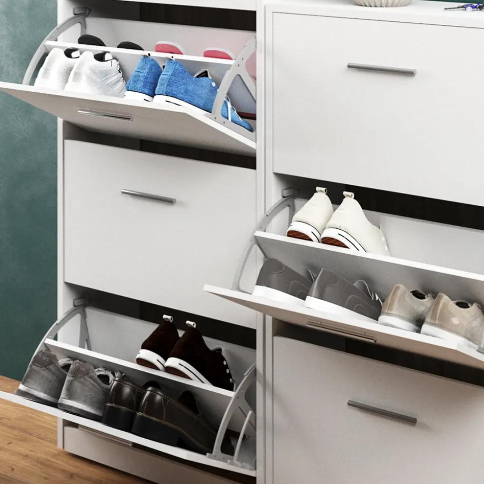 Schuhkipper Gizmo Weiß 59 x 169.5 cm Vicco