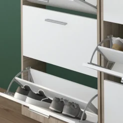 Schuhkipper Gizmo Weiß/Sonoma 59 x 169.5 cm Vicco