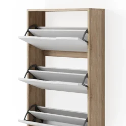 Schuhkipper Luca Sonoma/Weiß 59 x 105 cm 3 Fächer Vicco