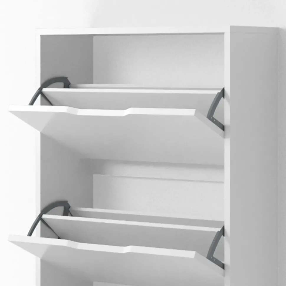 Schuhkipper Luca Weiß 22 x 169 cm 5 Fächer Vicco