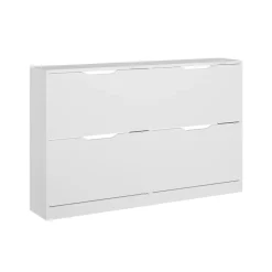 Schuhkipper Luca Weiß 116.6 x 72.5 cm mit 4 Fächern Vicco