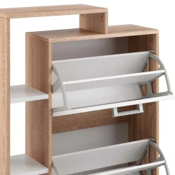 Schuhkipper Orlando Sonoma 2 Teile, mit Spiegel Vicco