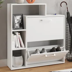 Schuhkipper Orlando Weiß 24.5 x 90 cm Vicco