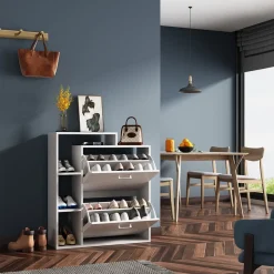 Schuhkipper Tobias Weiß 80 x 90 cm Vicco