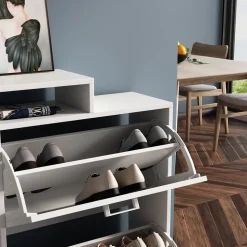 Schuhkipper Tobias Weiß 80 x 90 cm Vicco