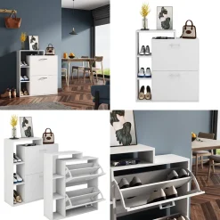 Schuhkipper Tobias Weiß 80 x 90 cm Vicco