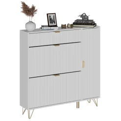 Schuhschrank Helge Weiß 108 x 107.5 cm Vicco