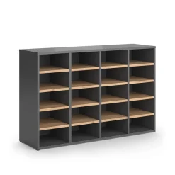 Schuhschrank Lysander Goldkraft Eiche 104 x 65.5 cm Vicco