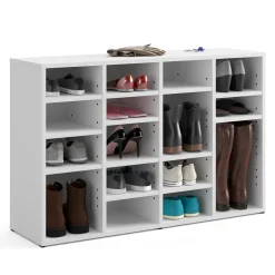 Schuhschrank Lysander Weiß 104 x 65.5 cm Vicco