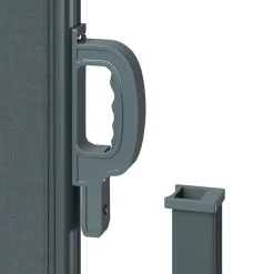 Seitenmarkise Anthrazit 300 x 160 cm OK-Living