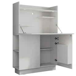 Sekretär Schreibtisch Alena Weiß 85 x 27 cm Vicco