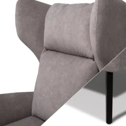 Sessel Chelsea Grau mit Liegefunktion Vitalispa