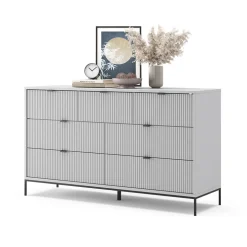 Sideboard Eliza Grau 42 x 81 cm Vicco