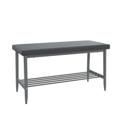 Sitzbank Grand Grau 85 x 35 cm Vicco