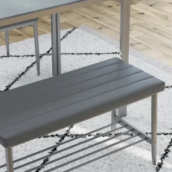 Sitzbank Grand Grau 85 x 35 cm Vicco