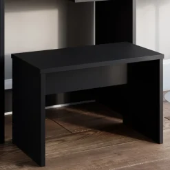 Sitzbank Schwarz 70 cm für Schminktisch Vicco