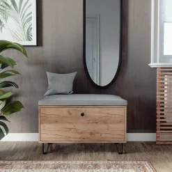 Sitzbank Siri Goldkraft Eiche 80 x 46 cm Vicco