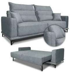 Sofa Caprioli Grau 236 cm Vitalispa