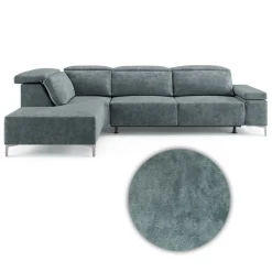 Sofa L Form James Grau 301 x 218 cm Linke Ecke Vitalispa