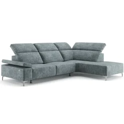 Sofa L Form James Grau 218 x 301 cm Rechte Ecke Vitalispa