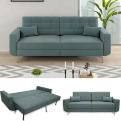 Sofa York Blau 230 cm Vitalispa
