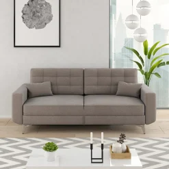 Sofa York Braun 230 cm Vitalispa