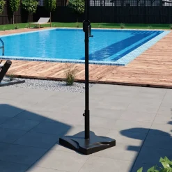 Sonnenschirmständer Schwarz 42 x 42 cm OK-Living